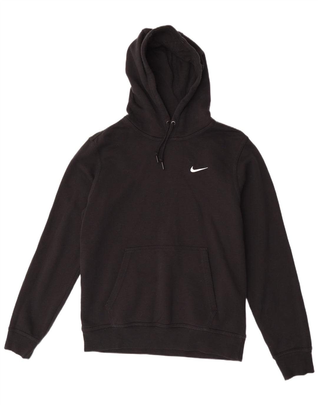 Nike Mens Hoodie Jumper Médio Algodão Preto