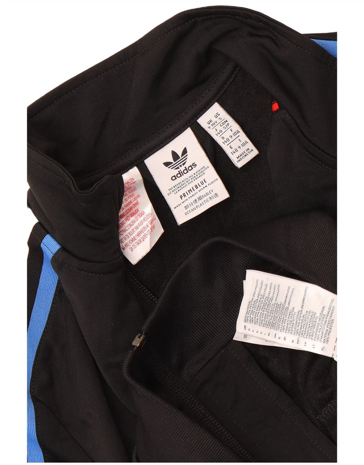 Jaqueta Adidas Meninos Treino Top 9-10 Anos Preto Colorblock Poliéster