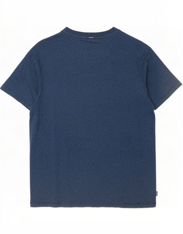 Camiseta masculina Superdry Top 3XL algodão manchado azul