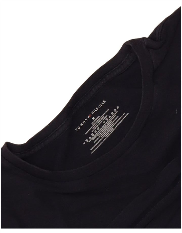 Camiseta masculina Tommy Hilfiger Top médio algodão azul marinho