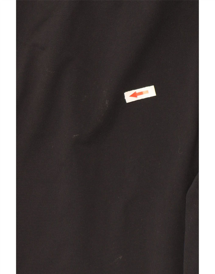 Calça de treino masculina Reebok pequena preta colorblock poliéster
