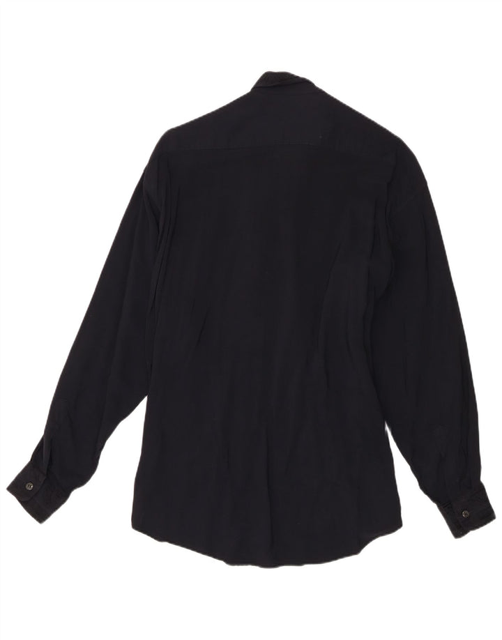 Camisa masculina Ciao média azul marinho viscose geométrica