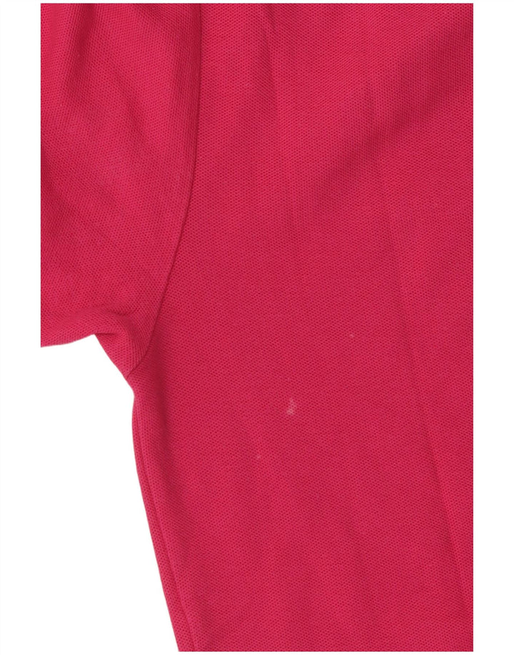 Camisa polo masculina Fila IT 48 algodão rosa médio