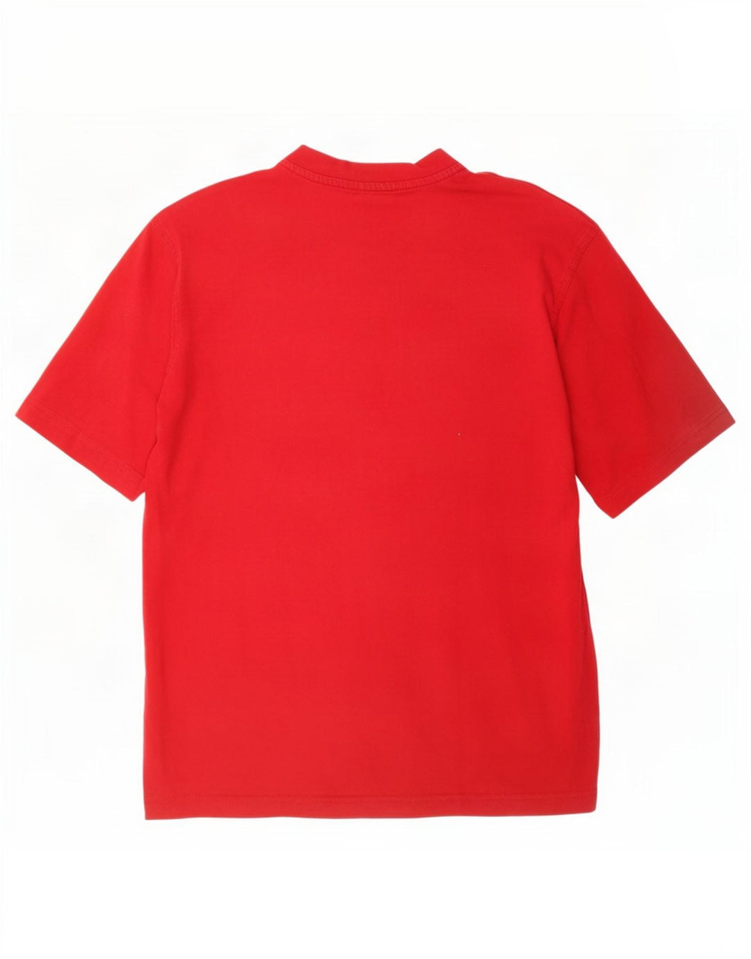 Puma Mens Graphic T-Shirt Top Pequeno Algodão Vermelho