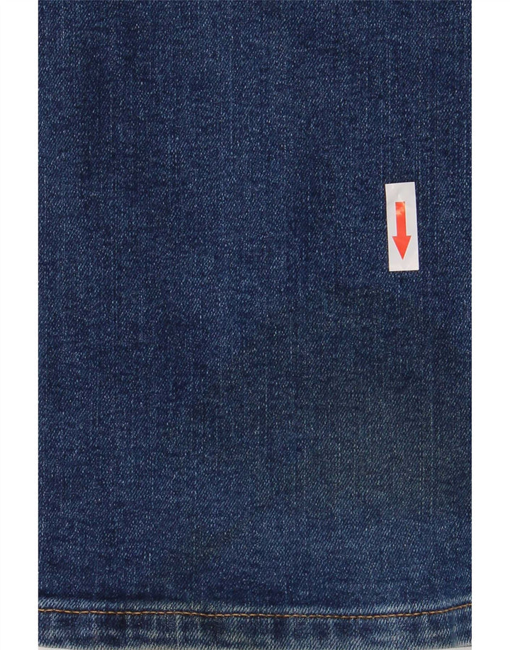 Lee Womens Regular Fit Straight Jeans W32 L34 Azul Algodão