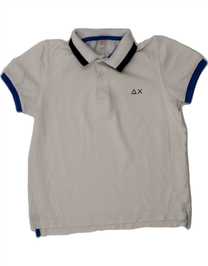 SUN68 Boys Polo Shirt 5-6 Years White Cotton Classic Vintage Sun68 and Second-Hand Sun68 from Messina Hembry 