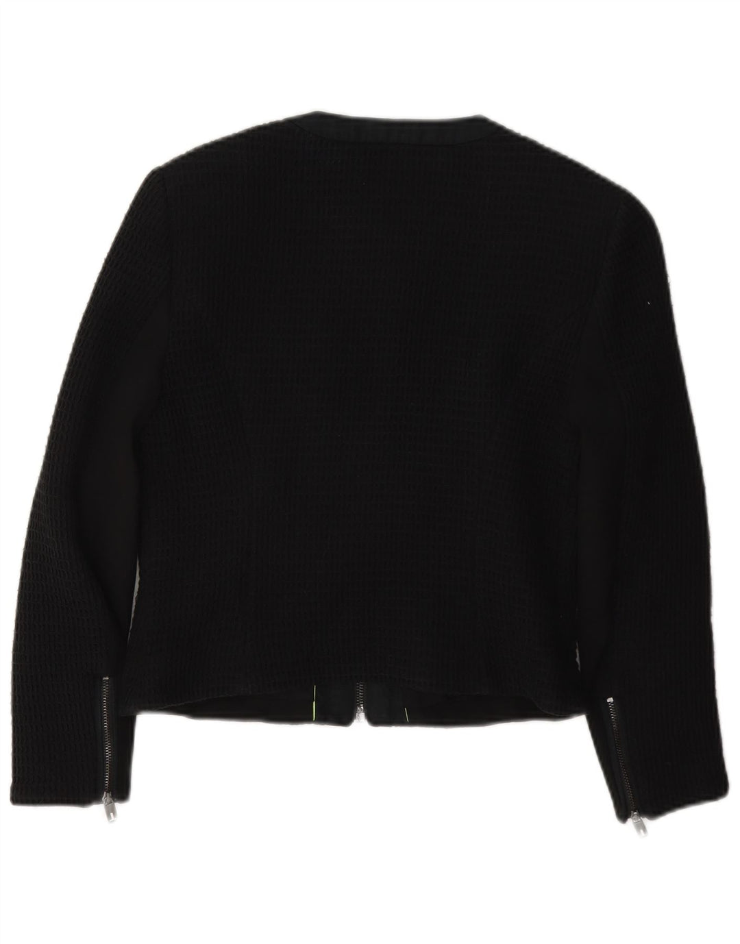 Jaqueta Bolero feminina Ted Baker tamanho 1 XS algodão preto