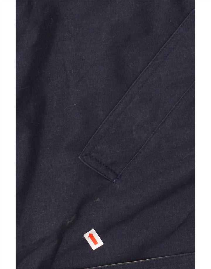 Jaqueta corta-vento feminina LONDON FOG com capuz Reino Unido 16 grande azul marinho