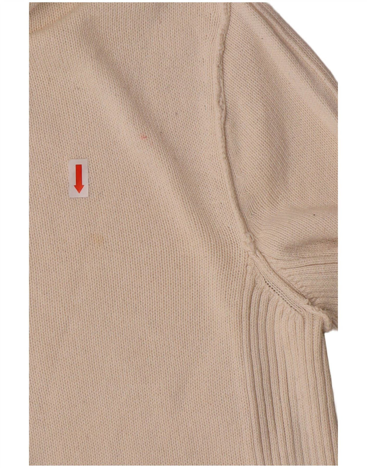 Suéter cardigã masculino Tommy Hilfiger pequeno algodão branco