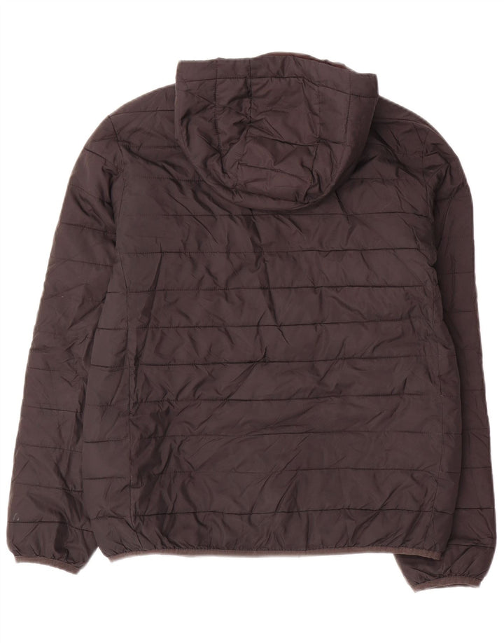 Jaqueta acolchoada com capuz para meninos QUIKSILVER 13-14 anos grande preto