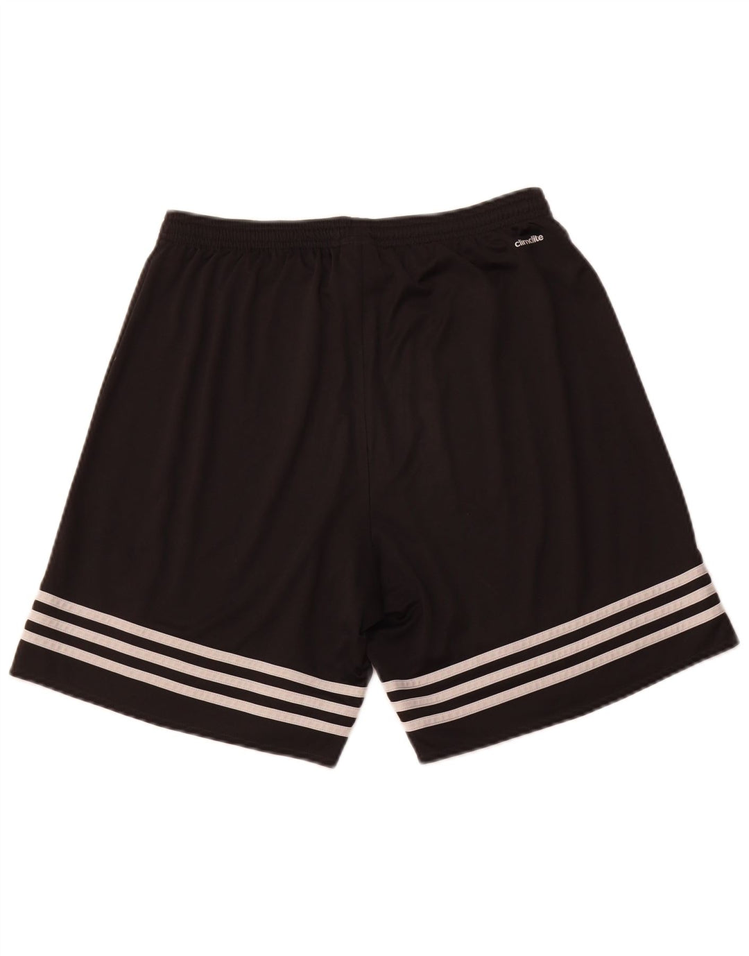 Shorts esportivos masculinos Adidas grande poliéster preto