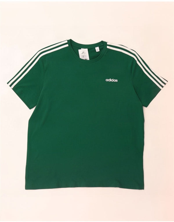 Camiseta masculina Adidas Top 2XL algodão verde
