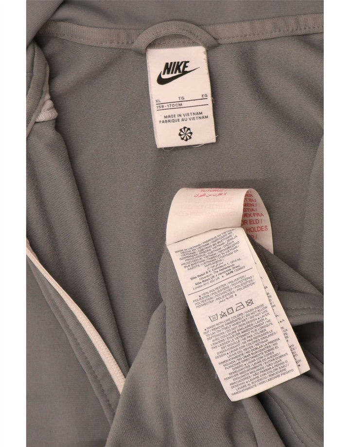 Jaqueta Nike Boys Tracksuit Top 13-14 Anos XL Cinza Colourblock Poliéster