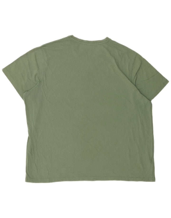 EDDIE BAUER Camiseta gráfica masculina Top 2XL algodão verde