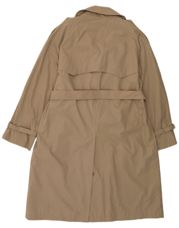Allegri Mens Trench Coat IT 50 Grande Algodão Bege