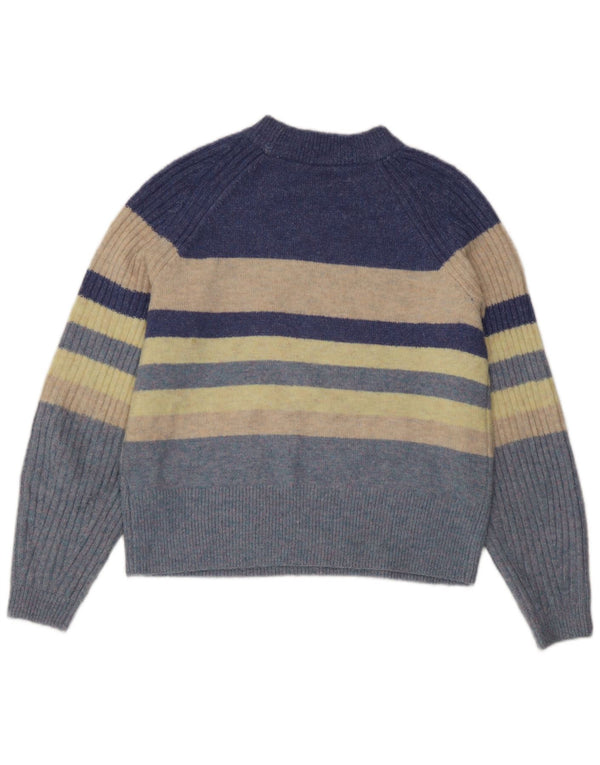 Suéter feminino Marks & Spencer com gola redonda Reino Unido 10 pequeno multicolorido