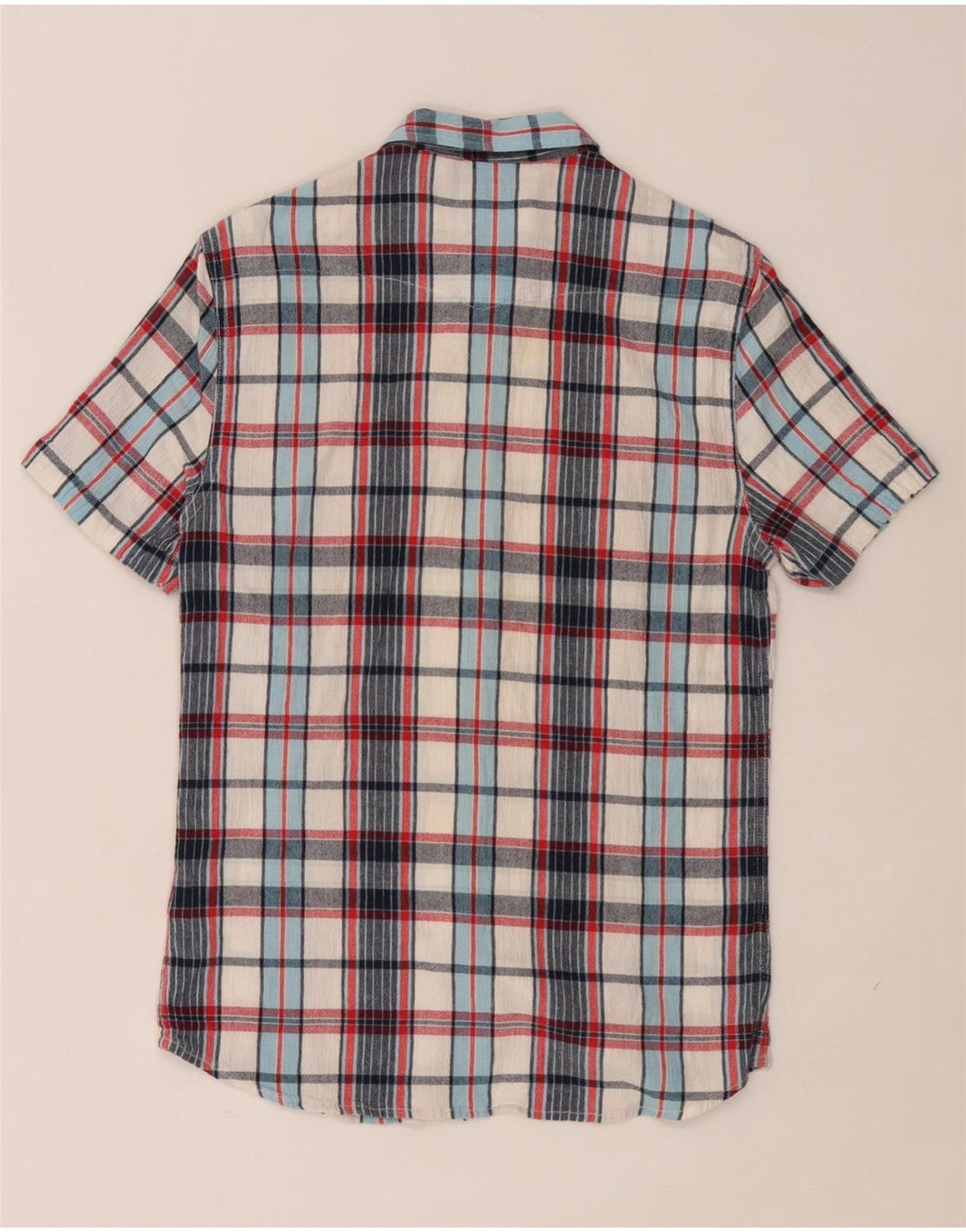 Camisa masculina de flanela de manga curta Lee grande algodão xadrez multicolorido