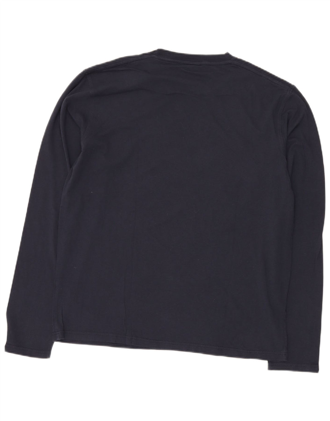 DIESEL Camiseta masculina gráfica de manga comprida XL azul marinho algodão