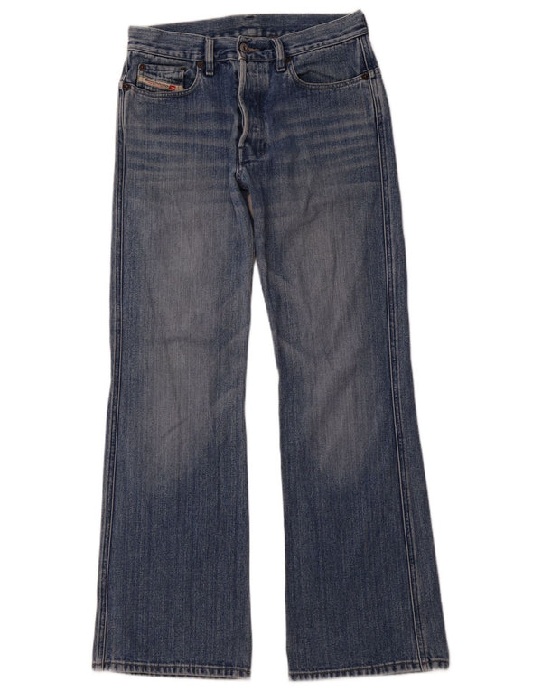 DIESEL Masculino Bootcut Jeans W30 L32 Azul Algodão