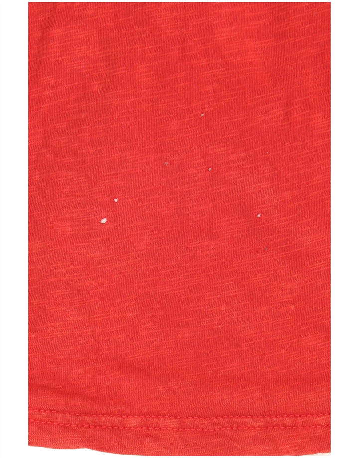 Top Heritage masculino Napapijri manga comprida 3XL vermelho