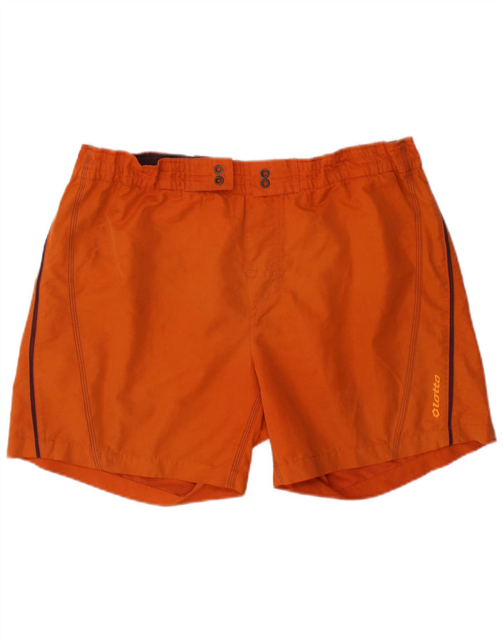 Shorts de natação masculino Lotto grande laranja