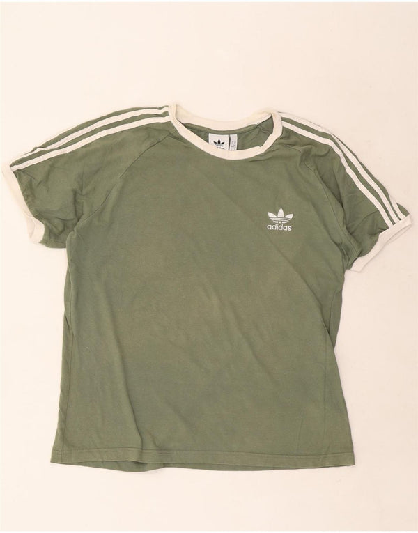 Camiseta masculina Adidas Top XL algodão verde