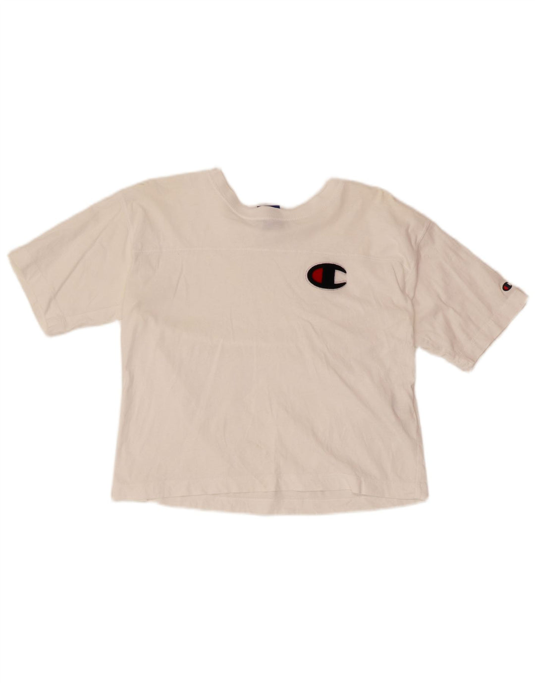 Camiseta feminina CHAMPION UK 10 algodão branco pequeno