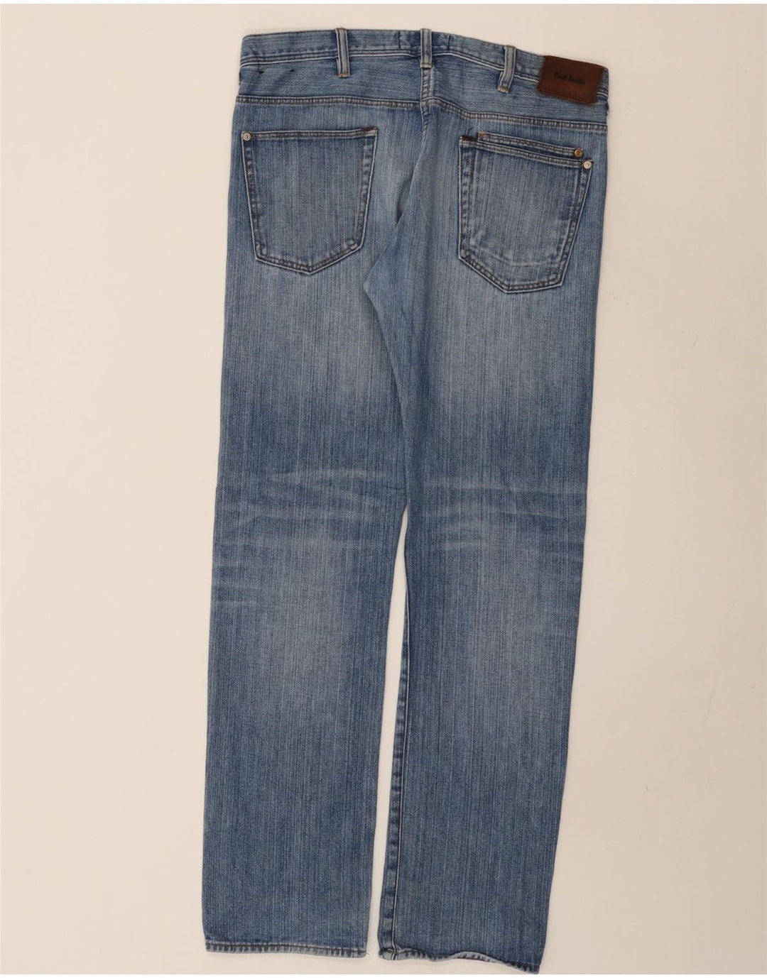 Calça jeans reta masculina PAUL SMITH W34 L32 algodão azul