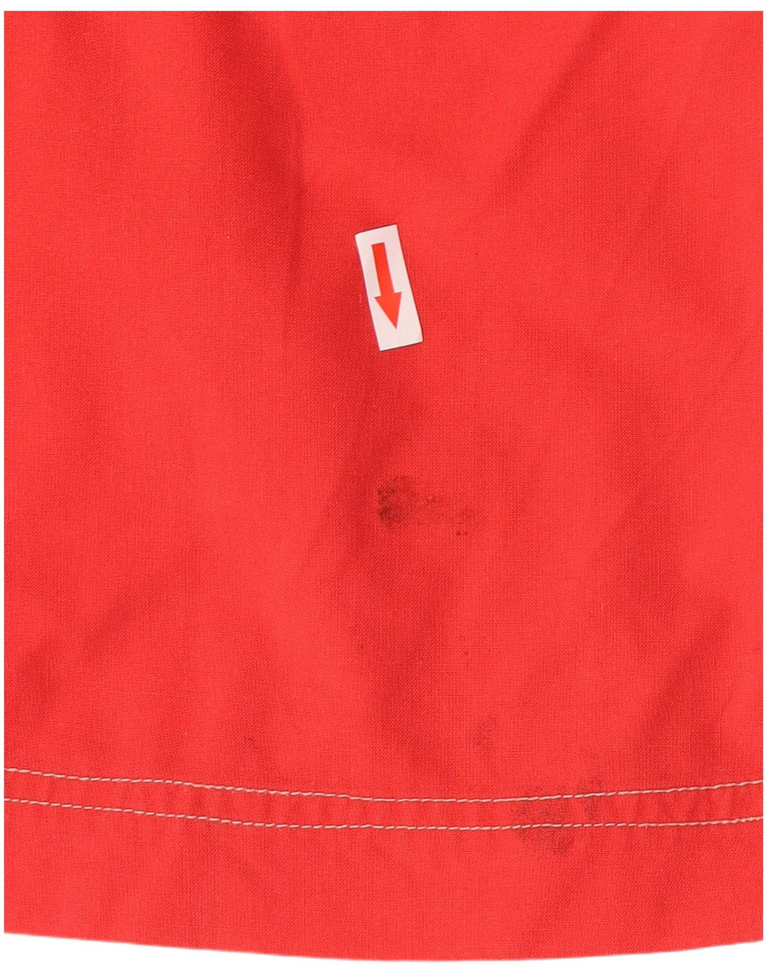 Shorts casuais femininos vintage IT 42 médio W30 vermelho
