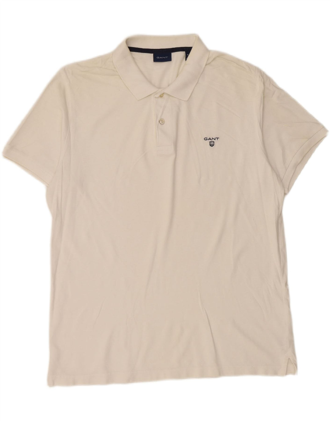 Camisa polo masculina GANT XL algodão branco
