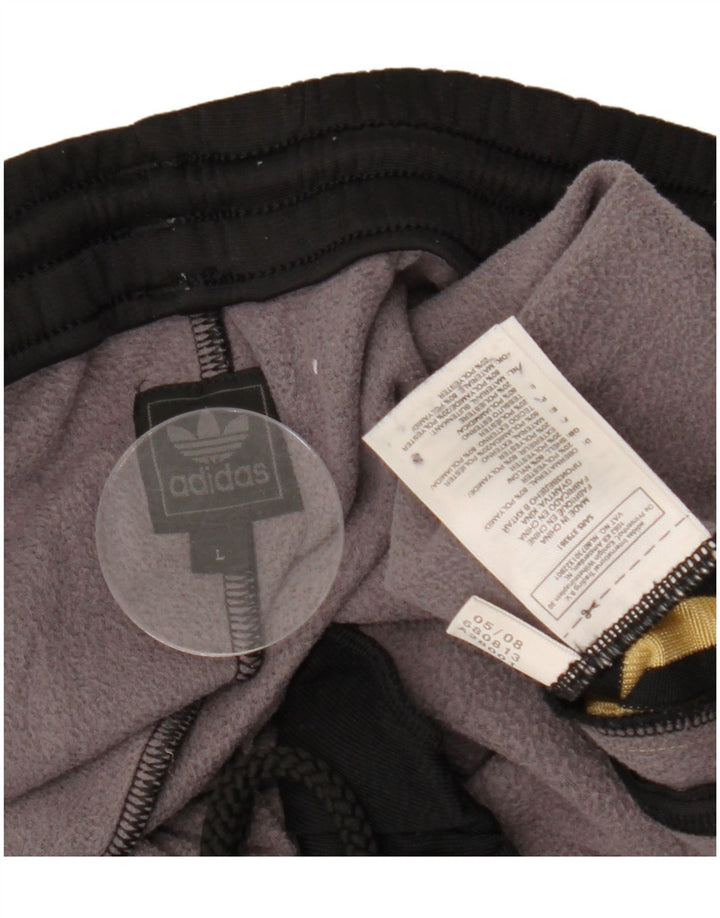 Calça de treino feminina ADIDAS UK 16 grande preto nylon