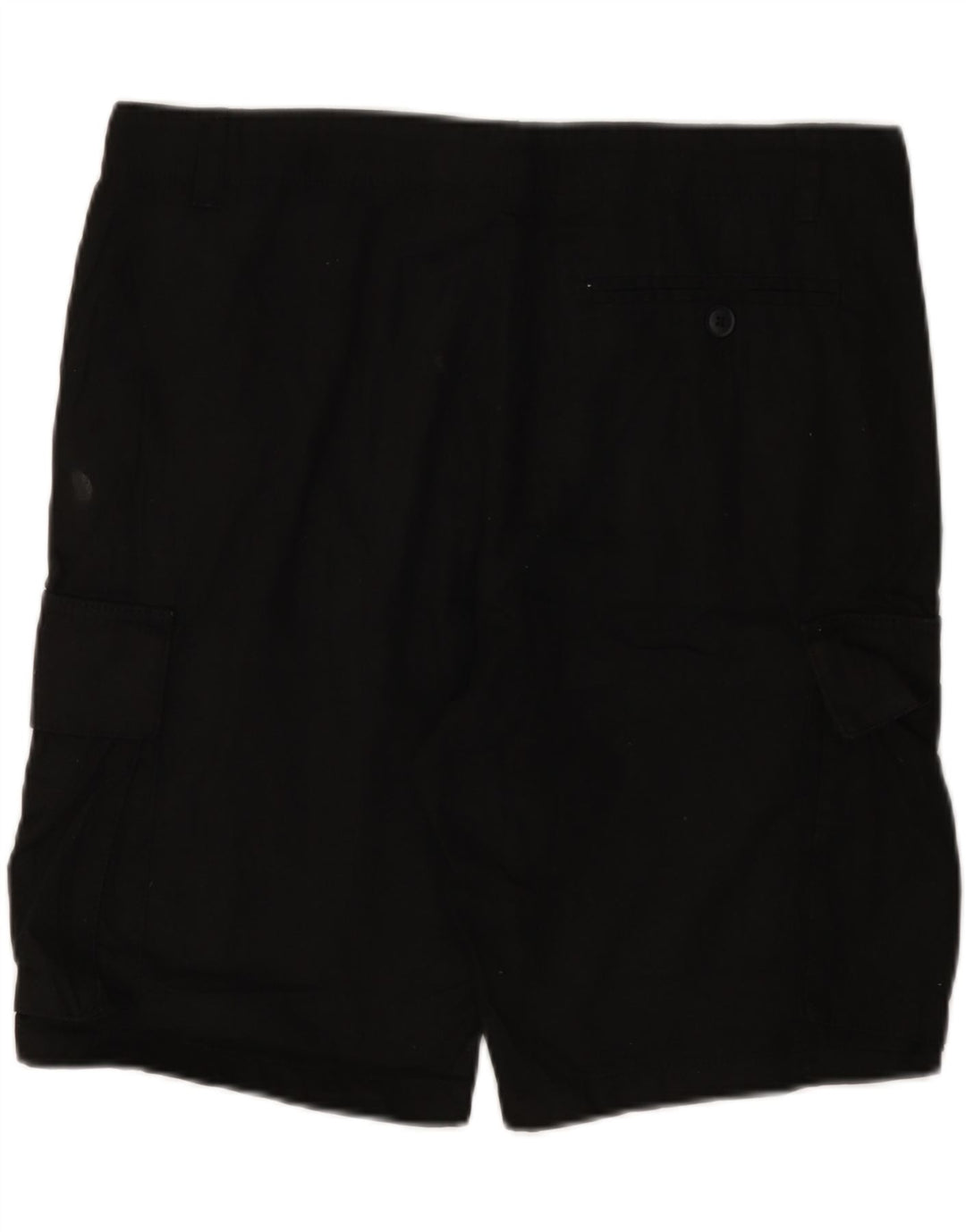 Shorts cargo masculino French Connection grande W36 algodão preto