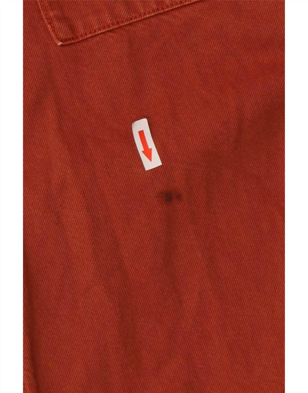 Camisa jeans masculina Jack & Jones pequena de algodão marrom