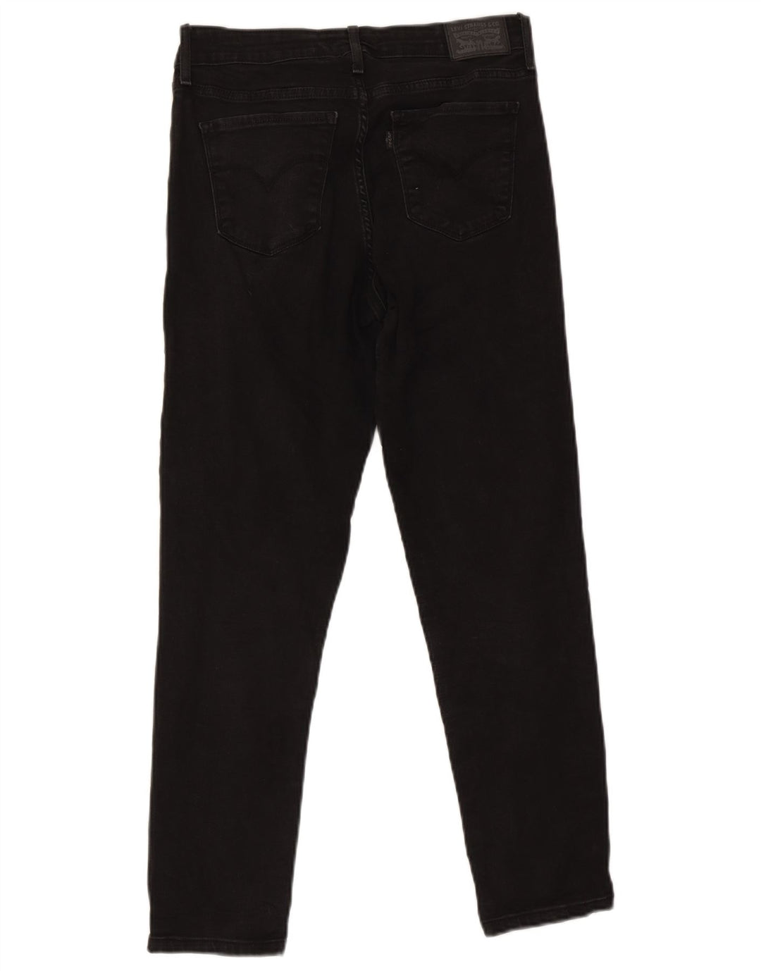 Calça jeans feminina Levi's 712 Slim W30 L27 algodão preto