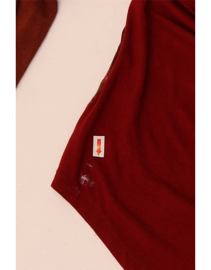 Blusa feminina Desigual UK 14 média vermelha paisley viscose