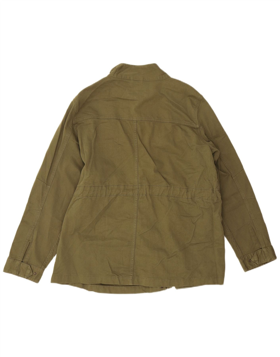 Jaqueta utilitária feminina Marks & Spencer UK 20 2XL algodão cáqui