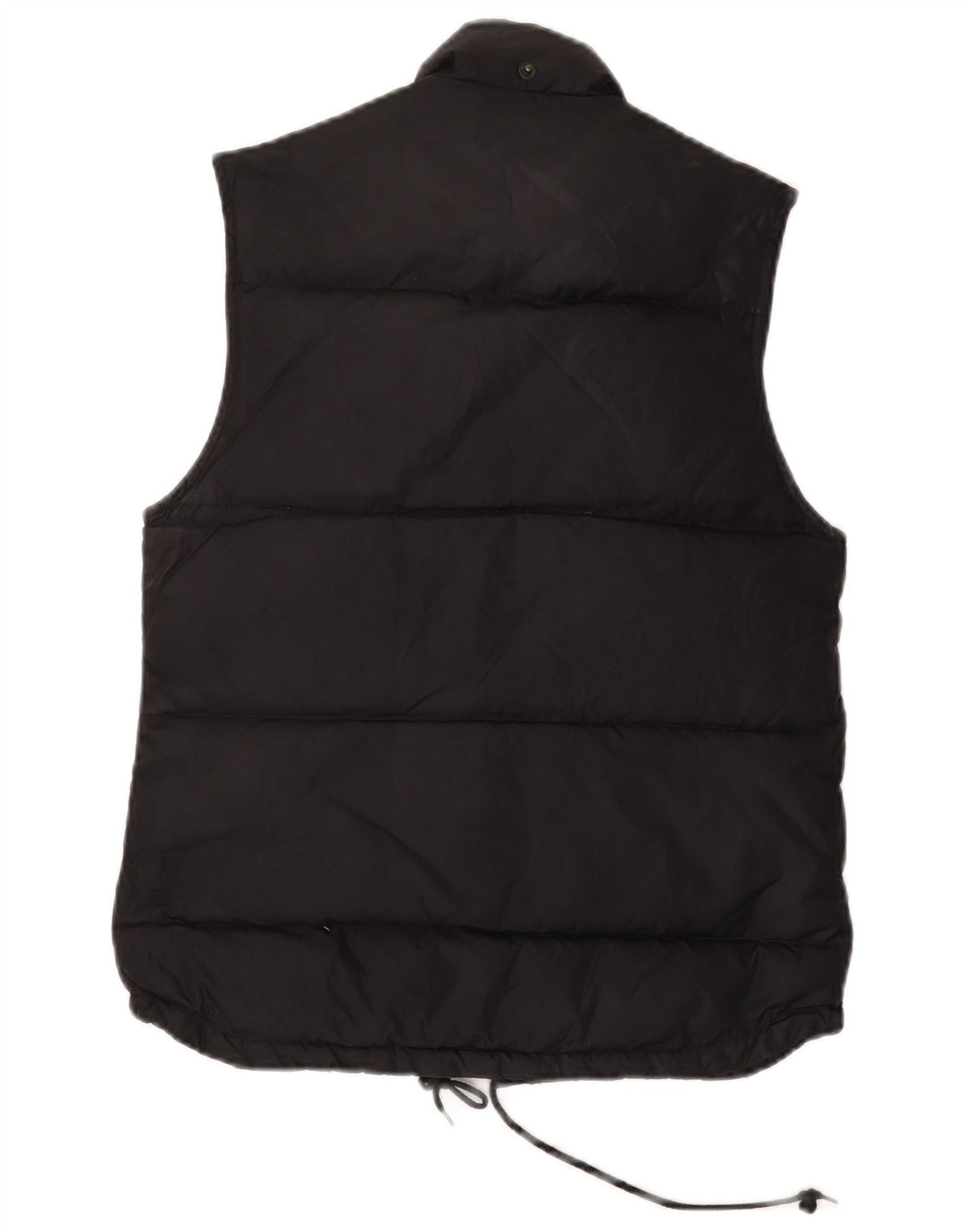 Colete acolchoado feminino Jigsaw UK 10 pequeno nylon preto
