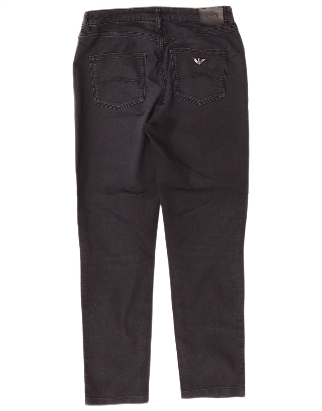 ARMANI Jeans Cônicos Femininos W29 L27 Algodão Preto