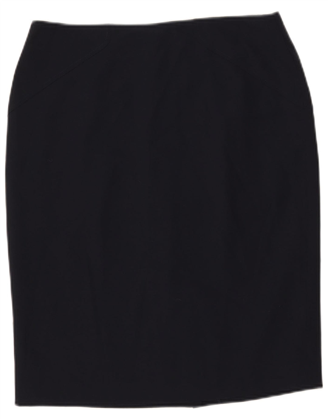 Saia lápis feminina John Lewis Reino Unido 12 médio W30 azul marinho poliéster