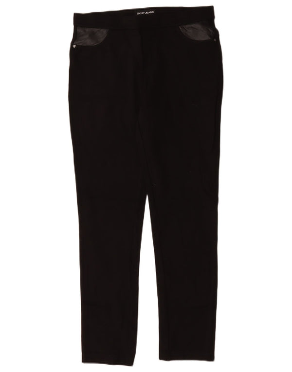 Calça feminina casual slim Dkny média W30 L29 preta viscose