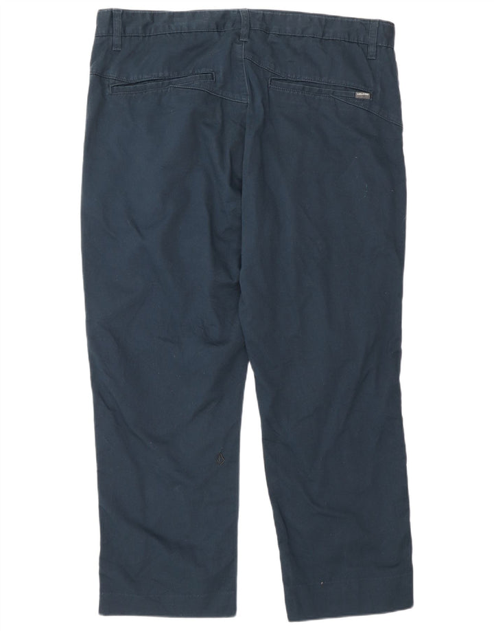 Calça Chino Reta Masculina Volcom W36 L26 Azul Marinho