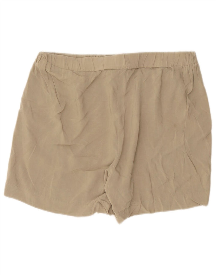 Shorts casuais femininos Michael Kors médio W30 viscose verde