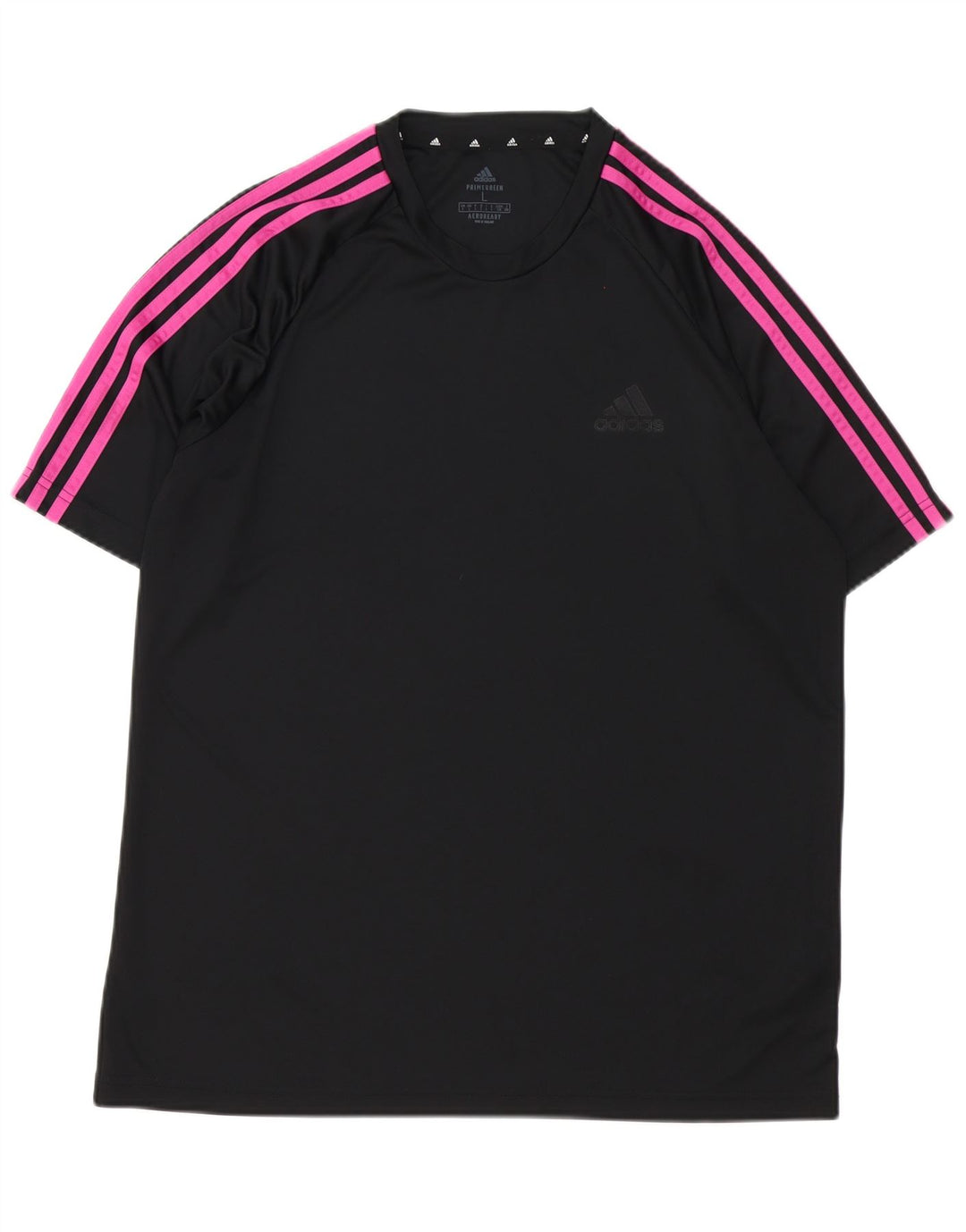 Adidas Mens Aeroready Camiseta Top Grande Poliéster Preto