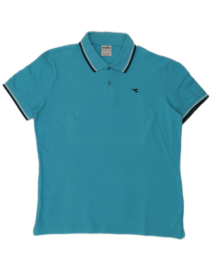 Camisa polo masculina Diadora XL azul