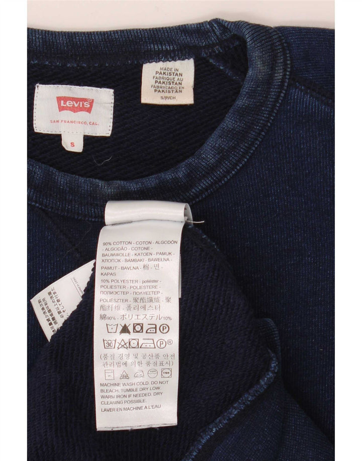 Moletom masculino Levi's Jumper pequeno algodão azul marinho
