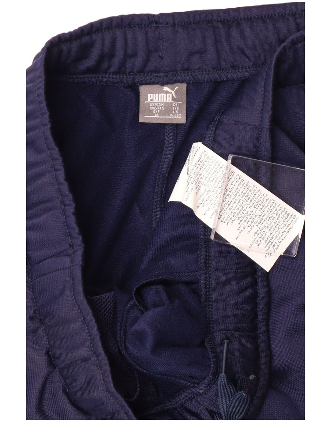 Calças de treino Puma menino 15-16 anos azul marinho poliéster