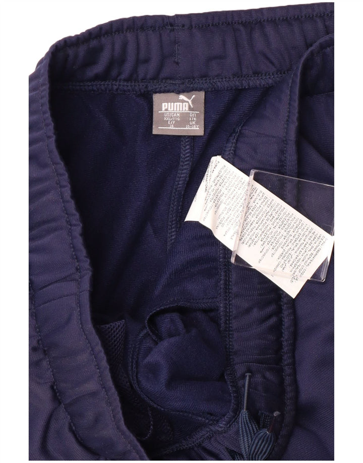 Calças de treino Puma menino 15-16 anos azul marinho poliéster