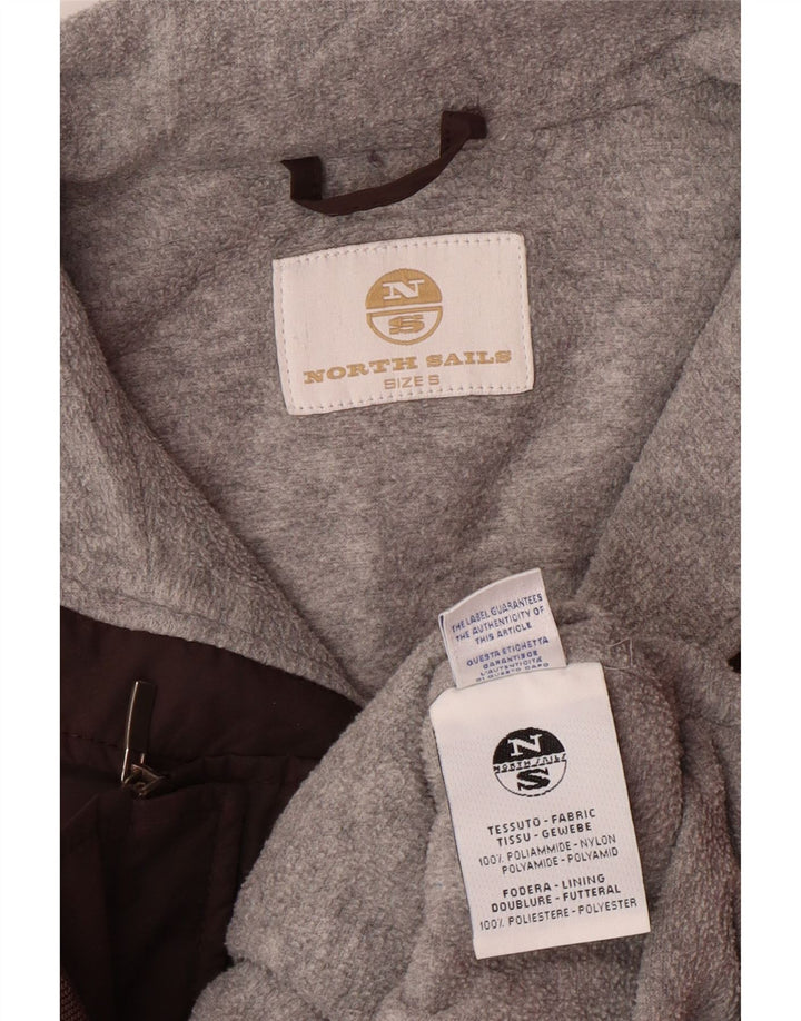 Jaqueta bomber masculina NORTH SAILS UK 36 pequena poliamida marrom