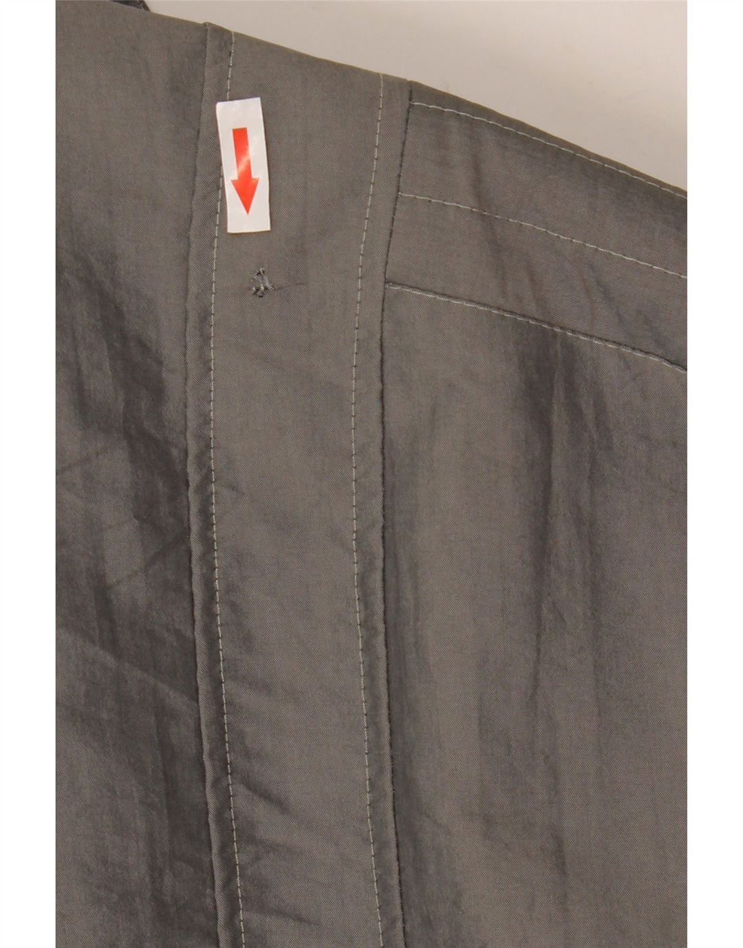 Jaqueta bomber Sherpa masculina vintage UK 40 grande cinza