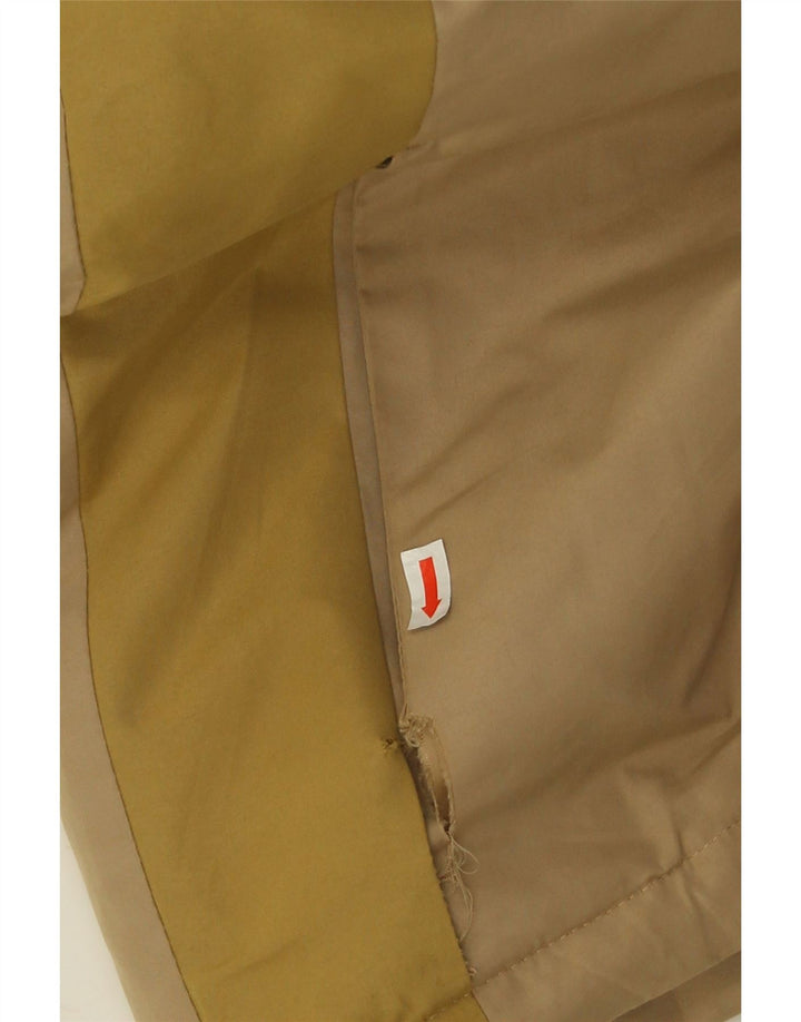 Jaqueta corta-vento masculina Jack & Jones Graphic UK 36 bloco colorido bege pequeno